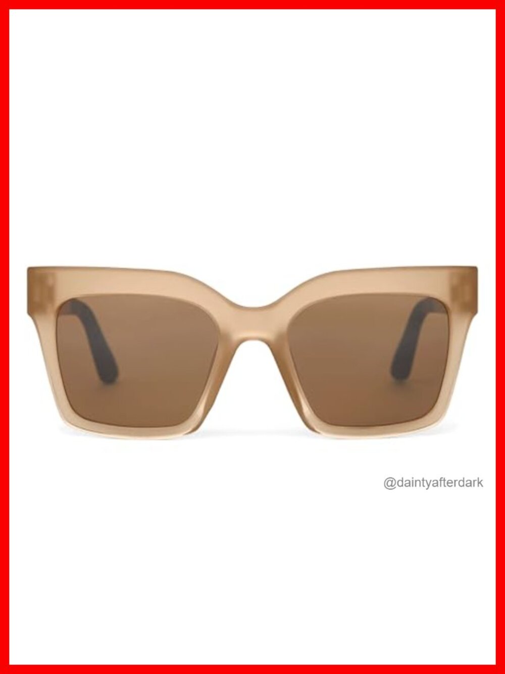 TOMS Adelaide Traveler Rectangle Sunglasses SOLAFLEX Full Frame UV Protection